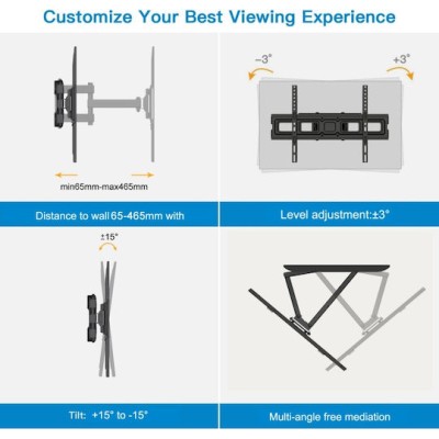 Opticum AX Titan Plus Βάση Τηλεόρασης για Οθόνες Τοίχου 32-70"